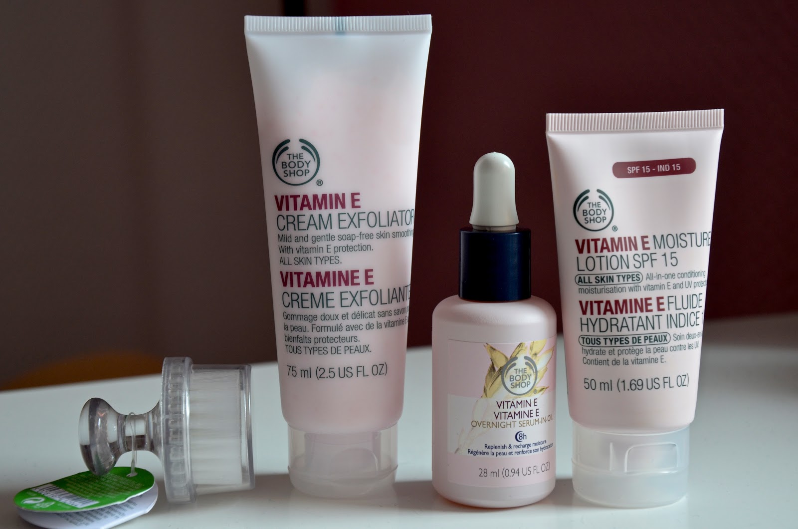 body shop products for face